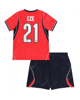 Billige Fotballdrakt England Eberechi Eze #21 Replika Bortedraktsett Barn VM 2026 Kortermet (med bukser)